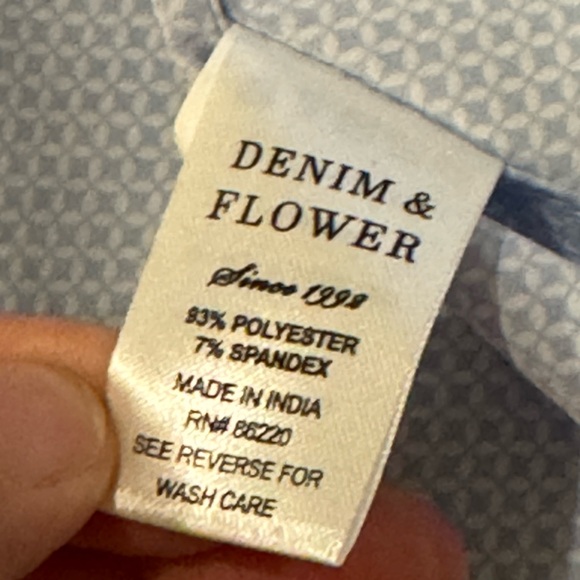 Denim & Flower Ricky Singh NWT Boys Button Up Size 7 - Picture 8 of 8